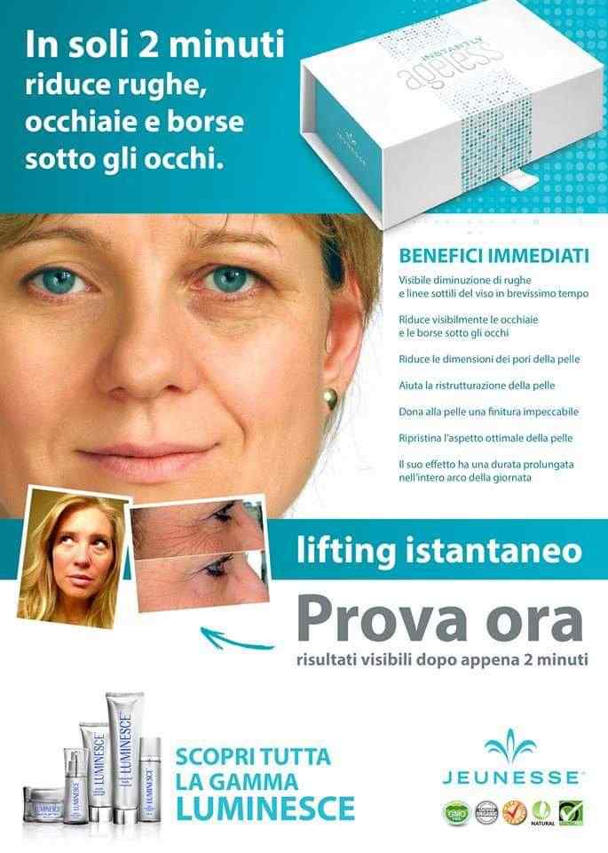 Jeunesse INSTANTLY AGELESS - Crema antirughe LIFTING Istantaneo 5 Fiale da 0,6ml