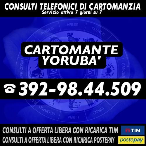 CARTOMANTE YORUBA - Consulti di Cartomanzia con offerta libera