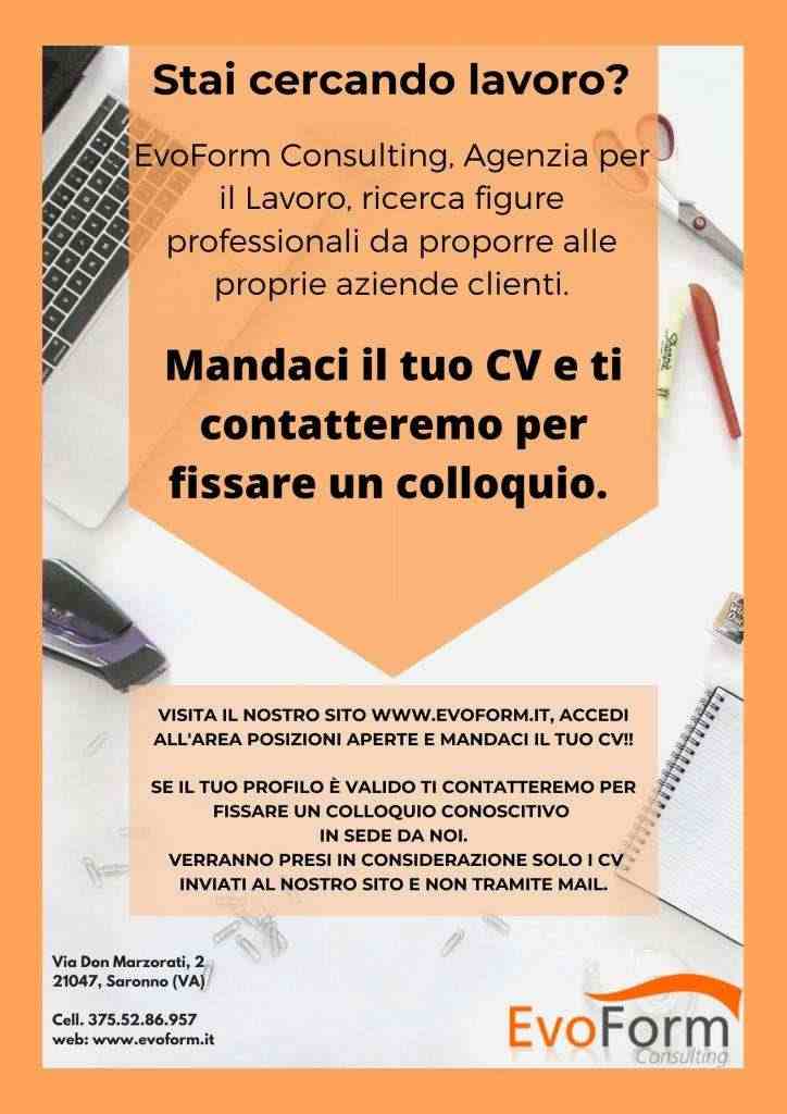 Mandaci il tuo CV! EvoForm Consulting