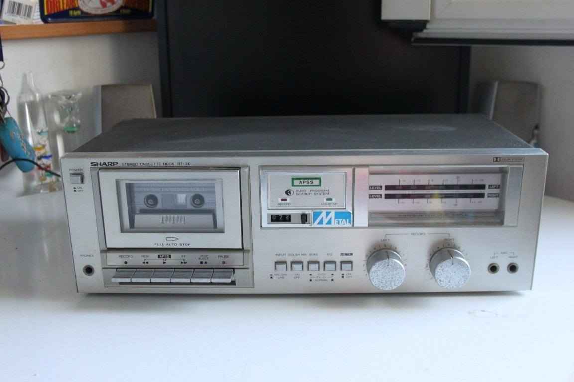 SHARP stereo cassette deck RT-30h usato 