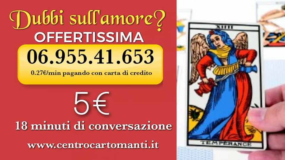 centrocartomanti offertissima cartomanzia professionale a 0,27€/ min