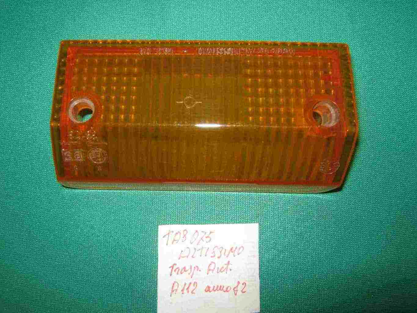 Trasparente anteriore A 112 lato sx anno 82 d'epoca