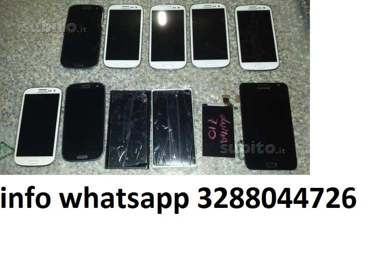Lcd completi s3 s4 s5, note 3 4, iphone 3 4 5 lumia per tutti i modelli huawei asus lg motorola sony