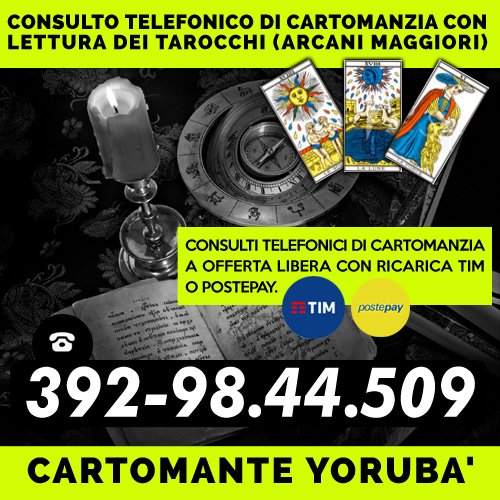 Ⓒⓐⓡⓣⓞⓜⓐⓝⓣⓔ Ⓨⓞⓡⓤⓑⓐ' - Consulti telefonici