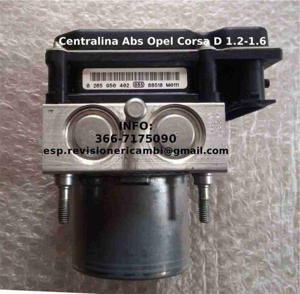 13277813 Revisione Centralina Abs Opel Corsa D
