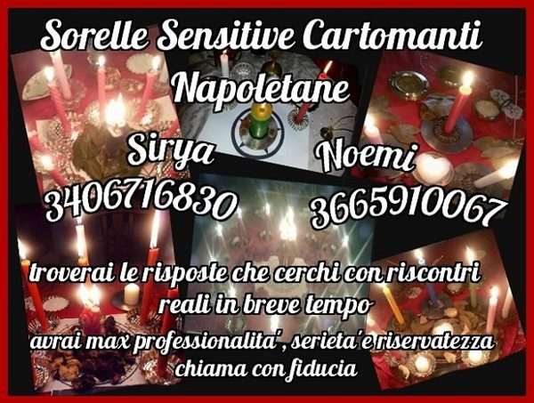 vere sensitive cartomanti le due sorelle sirya e noemi