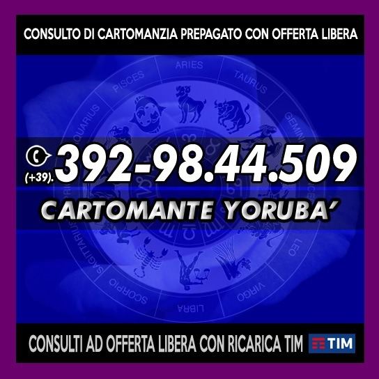 ★☆★ Cartomante Yoruba' - Consulto Telefonico Con Offerta Libera ★☆★