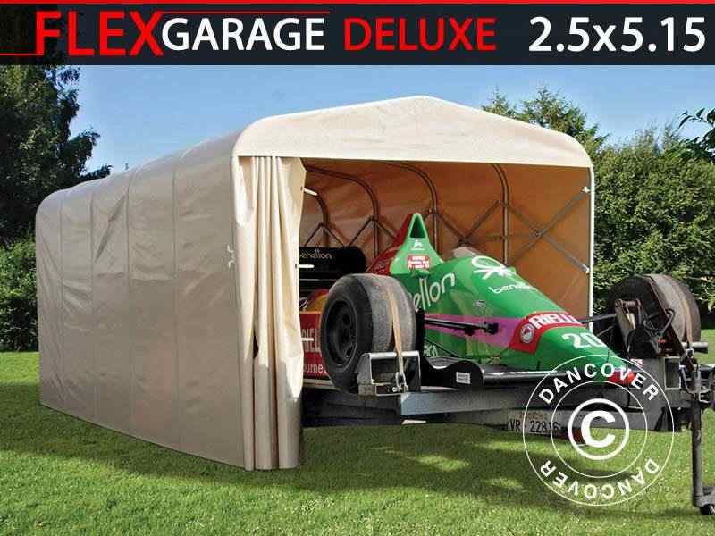 Box auto tunnel (Auto), ECO, 2,5x5,15x2,15m, Beige