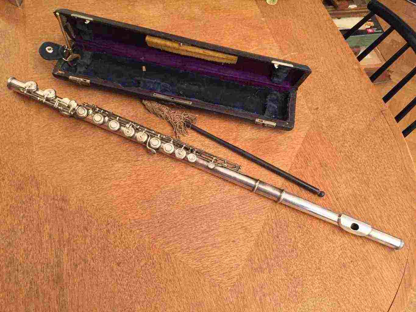 Flauto in argento Louis Lot Paris