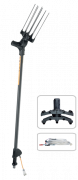 Abbacchiatore elettrico a batteria Aima Twist 200-300 cm - Asta alluminio con prolunga