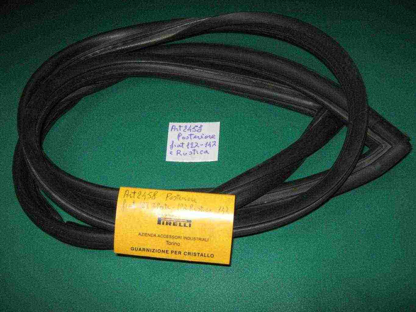 Guarnizione lunotto fiat 127-147 con inserto e rustica D'epoca 