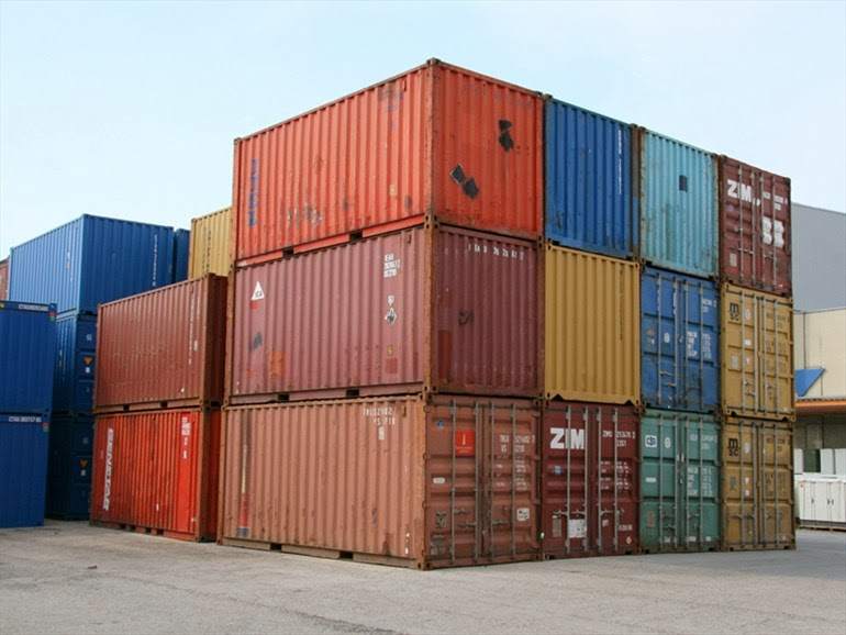 Container in ferro uso deposito 20box/40box/40HC