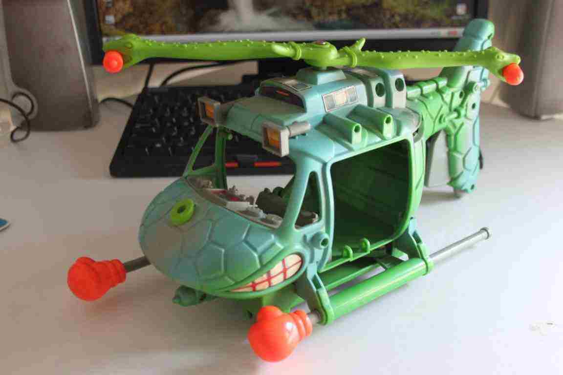 Teenage Mutant Ninja Turtles elicottero Pogo Copter TMNT Mirage 1990