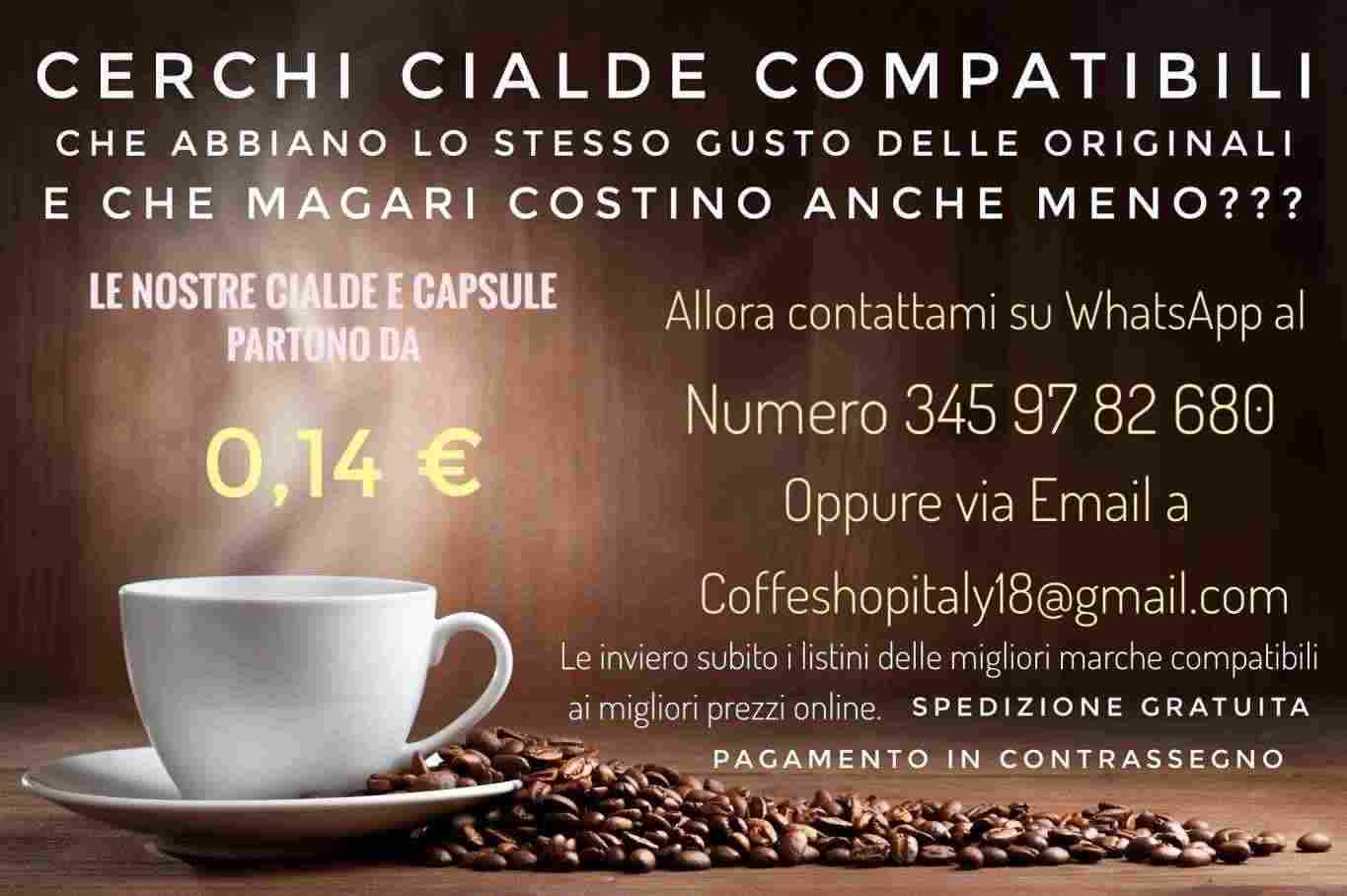 Caffé in Cialde e Capsule Originali e Compatibili delle migliori marche