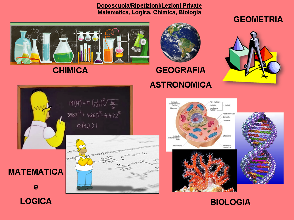 Lezioni di Matematica, Fisica, Chimica e Biologia