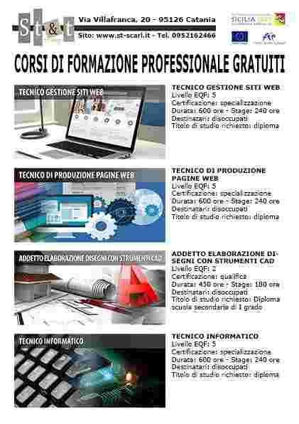 Corsi Regionali Gratuiti di Formazione Professionale