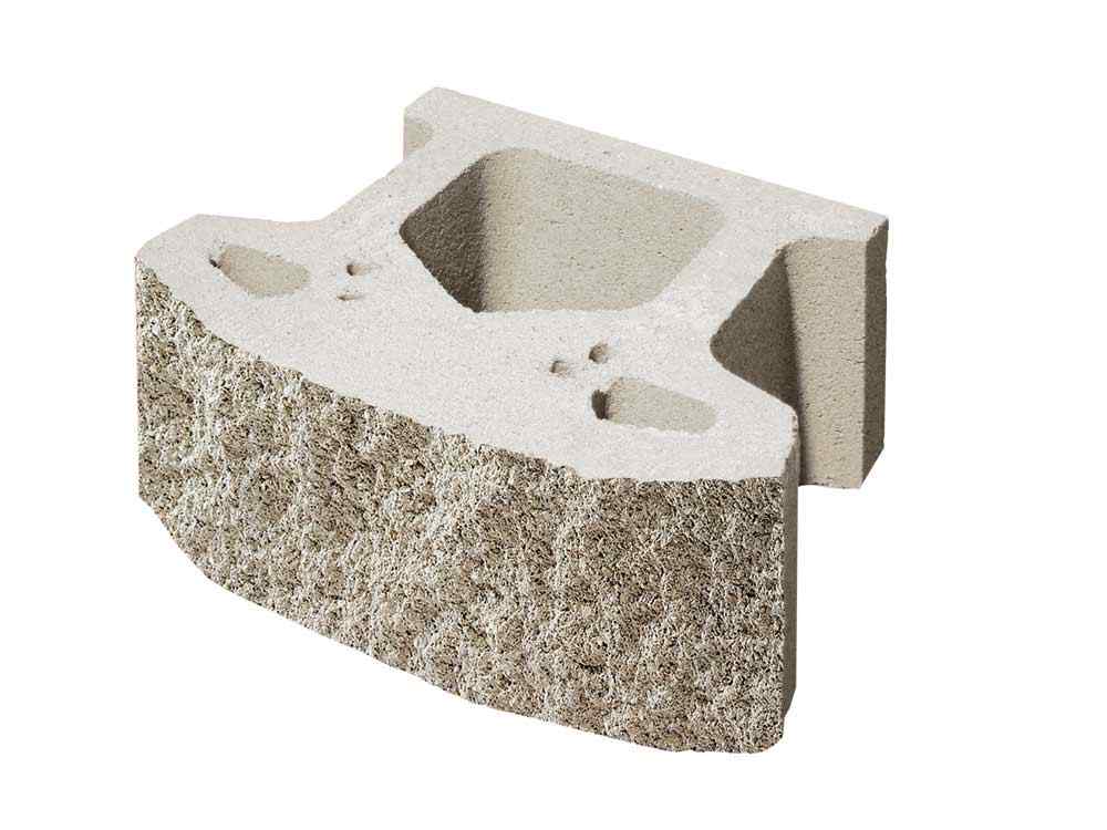 Blocchetti in cemento effetto pietra per creare muri e fasce d orto