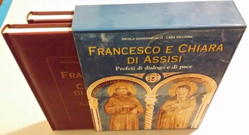 FRANCESCO E CHIARA D'ASSISI-PROFETI DI DIALOGO E DI PACE VOLUME 1-2 Ed.Velar 2005 Nuovo 