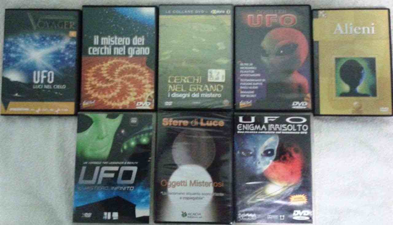 Ufo e Alieni, dvd documentari e libri vari. Lista 1