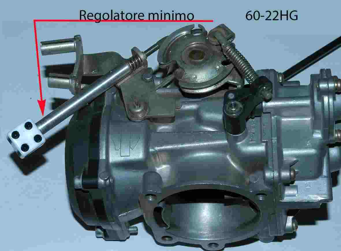 60-22HG Regolazione del minimo carburatore CV Keihin