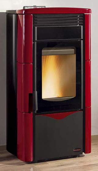 Vendesi 1x Stufa a pellet Tosca Plus Extaflame Bordeaux ..!