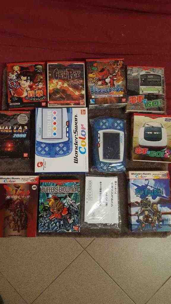 Bandai WonderSwan Color con 9 giochi