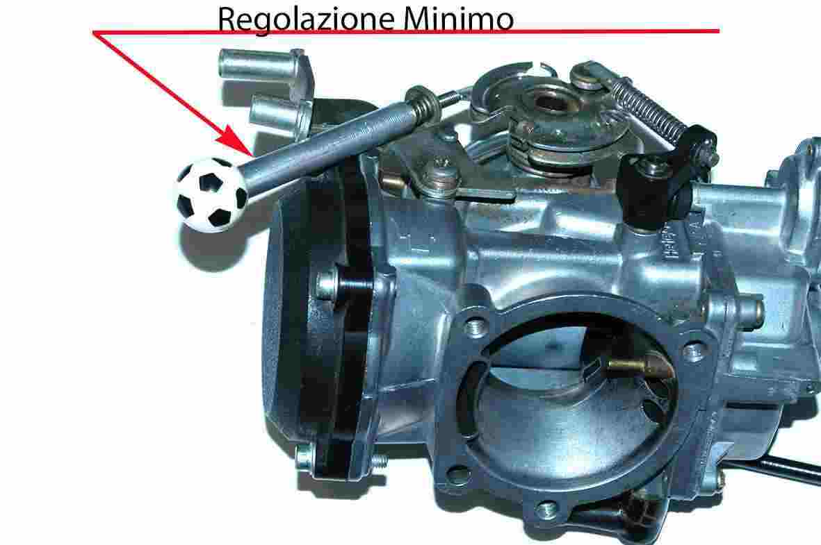 62-22HG Vite di regolazione del minimo per carburatori Keihin CV per Harley Davidson Sportster Pallo