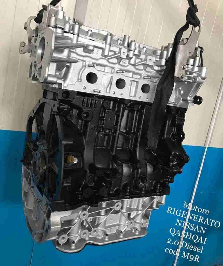 Motore Rigenerato Nissan Qashqai 2.0 Diesel Cod.M9R