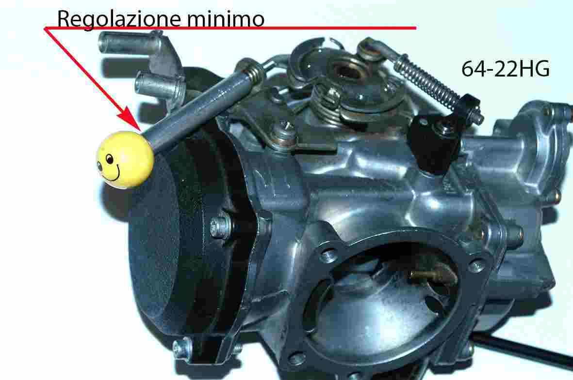 64-22HG Vite di regolazione del minimo per carburatori Keihin CV per Harley Davidson Sportster Smile