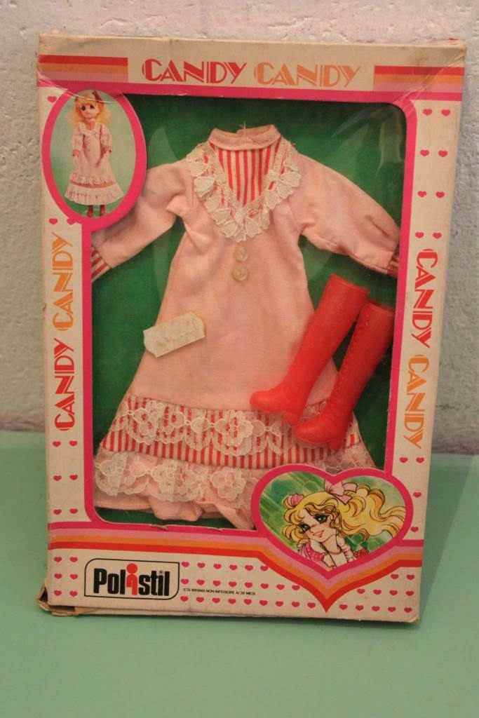 POLISTIL CANDY CANDY VESTITO ART T20 BAMBOLA DOLL NUOVA 1970s MUNECA POUPPE