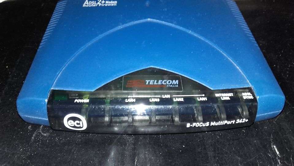 Modem Router B-FOCuS ADSL2+ Multiport 342+ (4 porte) 