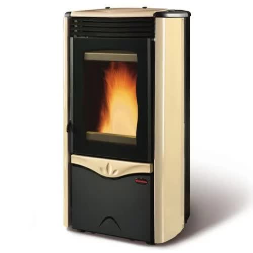 STUFA A PELLET EXTRAFLAME LA NORDICA DUCHESSA IDRO STEEL 12 KW PERGAMENA