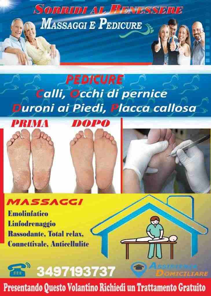 Pedicure curativo e massaggi