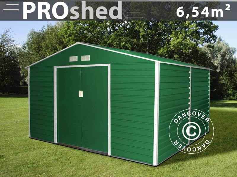Casetta da giardino 2,77x2,55x1,98m ProShed, Verde