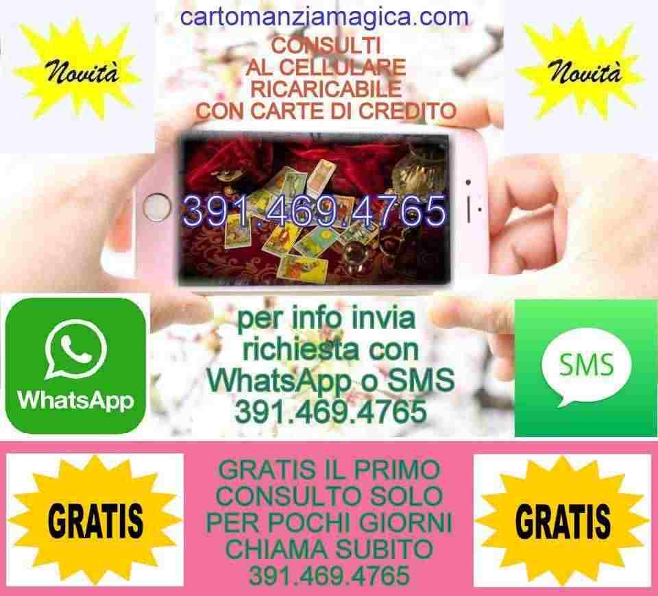 CARTOMANZIAMAGICA TI OFFRE UN MINICONSULTO GRATIS AL CELLULARE 3914694765