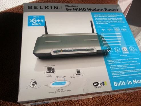 Modem Belkin adsl2+ wireless