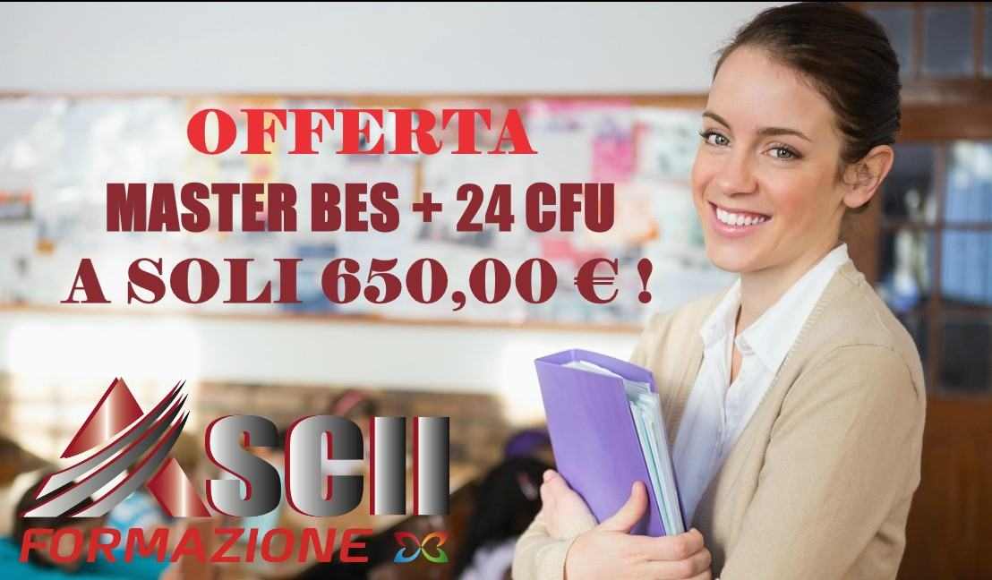 MASTER BES + 24 CFU PER L'INSEGNAMENTO