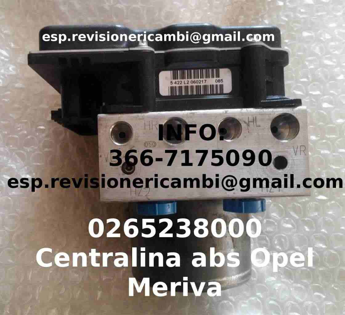 0265238000 Centralina abs Opel Meriva
