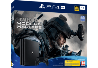 PlayStation 4 Pro Bundle Call of Duty: Modern Warfare da 1 TB - Console di gioco - Jet Black