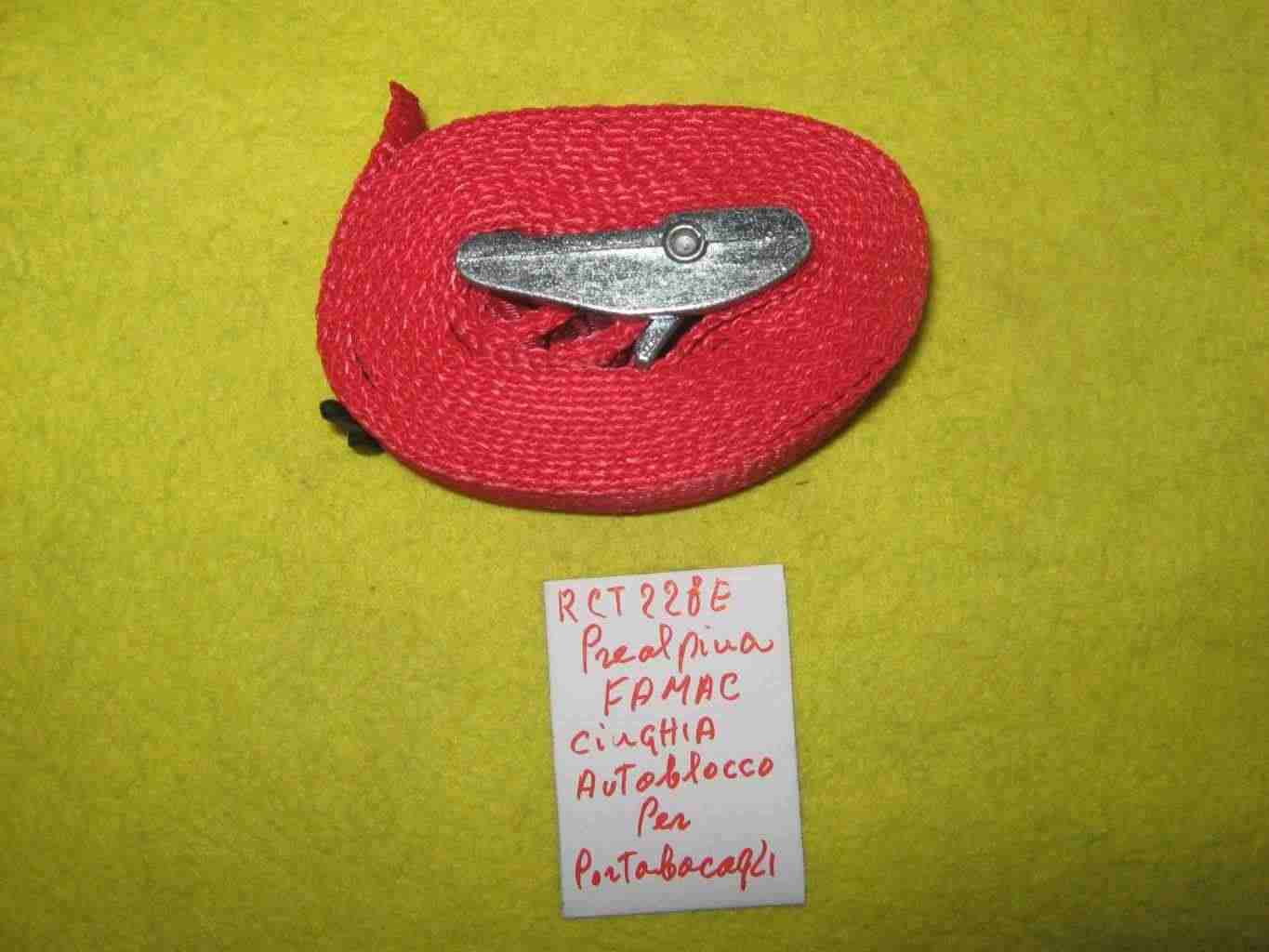 Cinghie autobloccanti porta bacagli 