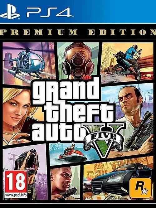 GTA 5 GRAND THEFT AUTO 5 V PREMIUM EDITION PS4