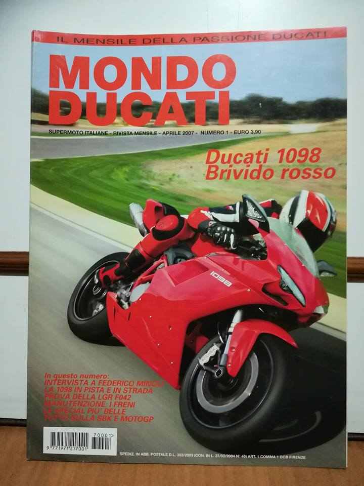 Riviste Mondo Ducati dal n. 1 al n. 30 - vendo in blocco. Ottimo stato.