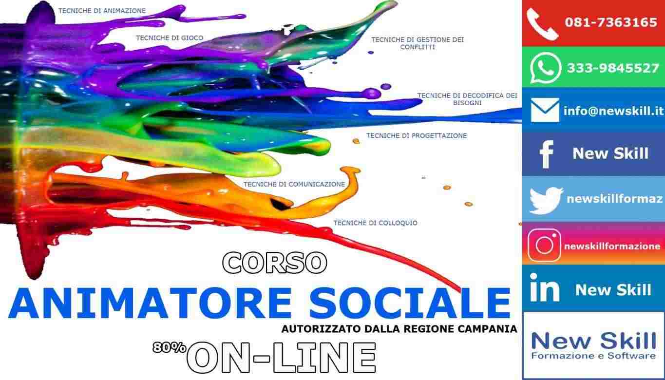 Corso di Animatore Sociale alla New Skill