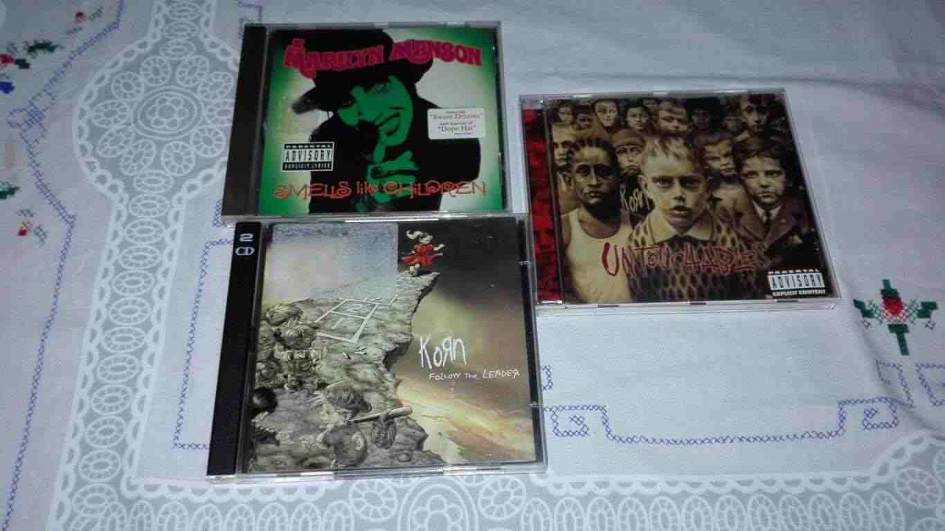 Cd hard rock dei M. Manson e KoRn