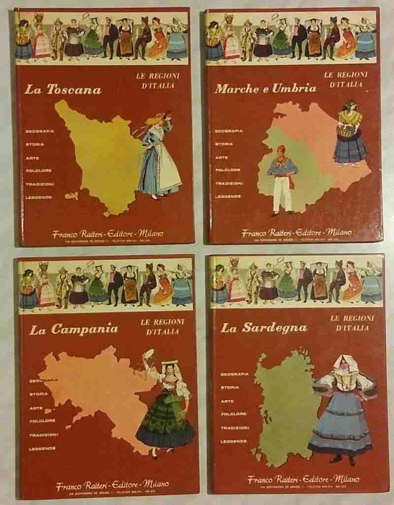 LE REGIONI D'ITALIA:LA SARDEGNA/CAMPANIA/TOSCANA/UMBRIA E MARCHE 1968