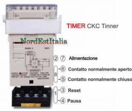 Temporizzatore Timer PROGRAMMABILE   DH48S 220V AC da 0,1 S a 99 H