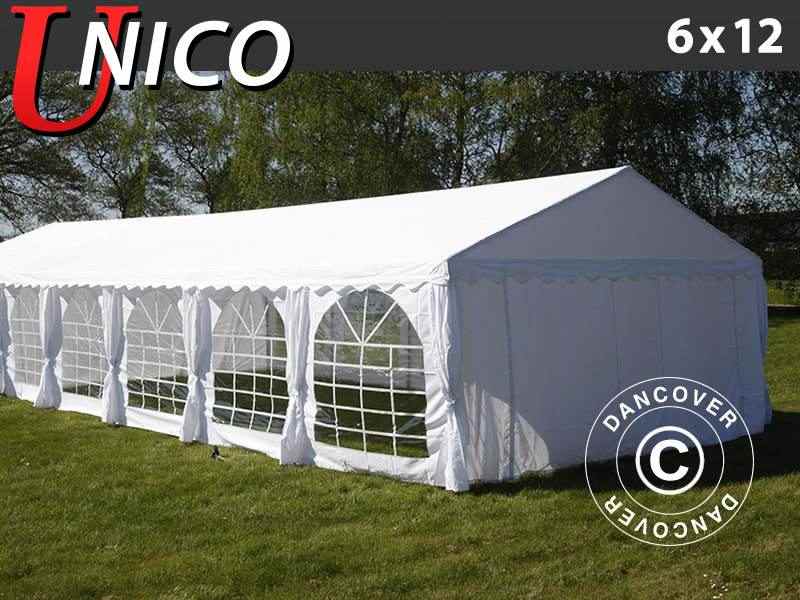 Tendone per feste UNICO 6x12m, Bianco