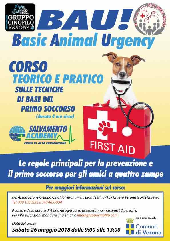 CORSO DI PRIMO SOCCORSO VETERINARIO