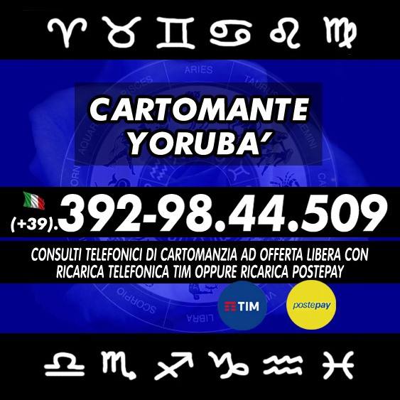 Yoruba' CARTOMANTE Cartomanzia Telefonica