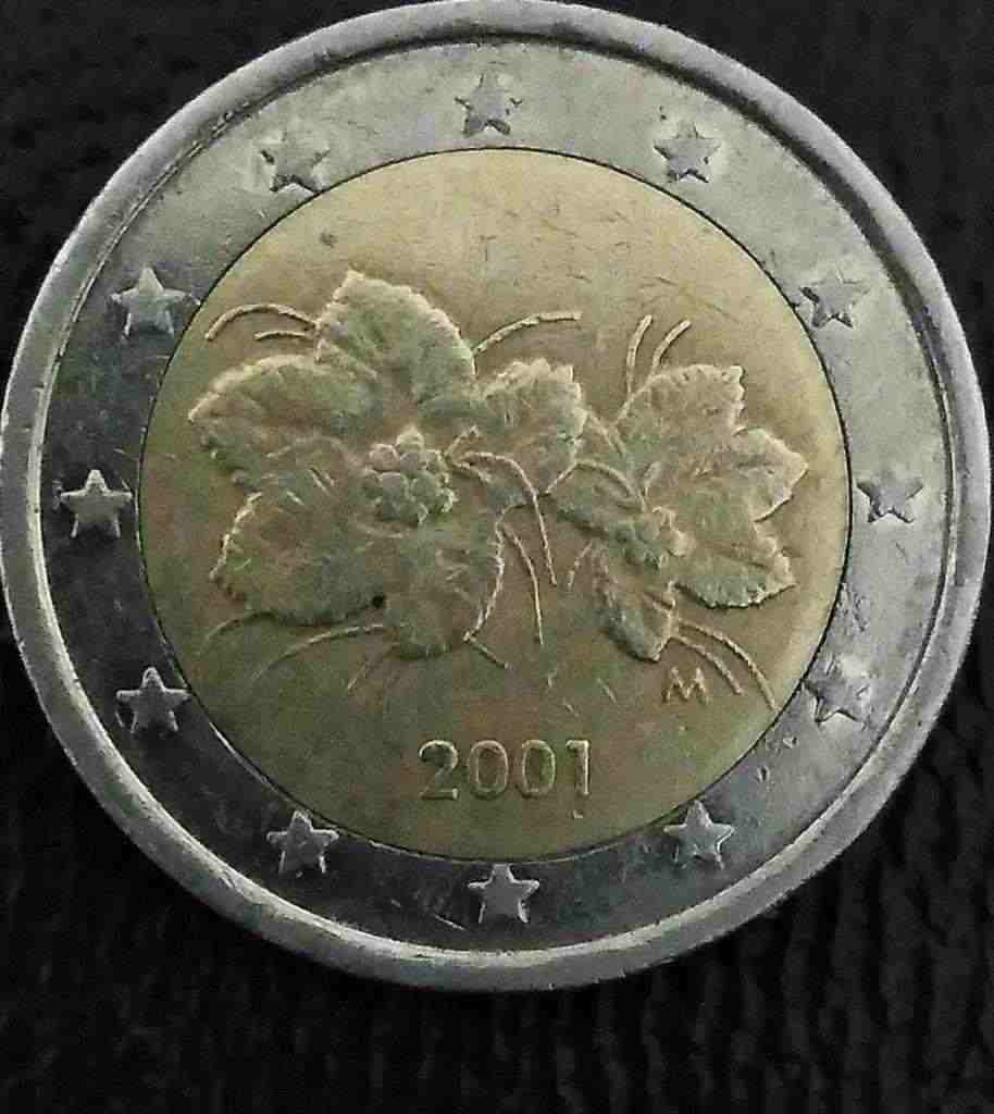 2  euro  FINLANDIA 2001- &quotSuomi Finland"  {rara} 